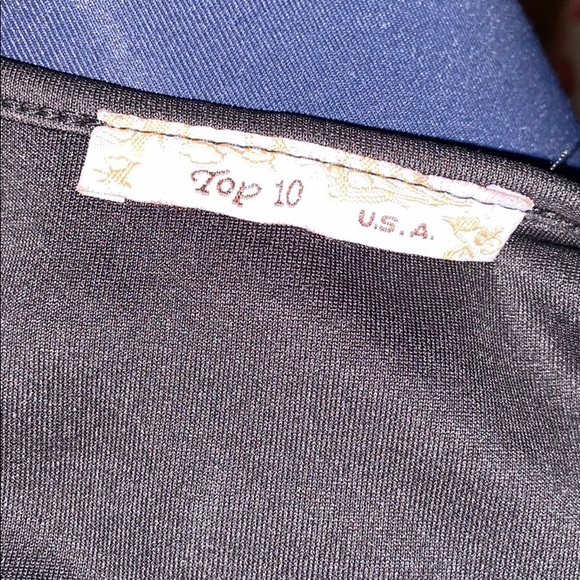 Vintage 90s Y2K Sexy Body-con Black & Silver Club Dress - Picture 4 of 4